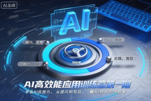 AI高效能应用训练营第一期，学会AI应用力，从提问到驾驭，做AI时代的领航者(更新)-小目标云网创