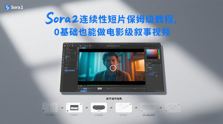 Sora2连续性短片保姆级教程，0基础也能做电影级叙事视频-小目标云网创