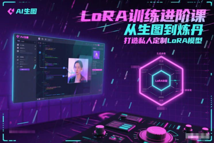 LoRA训练进阶课，从生图到炼丹，打造私人定制LoRA模型-赚赚小目标云网创