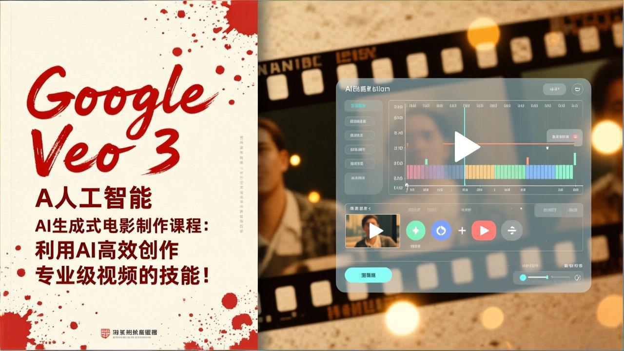 Google Veo 3人工智能AI生成式电影制作课程：利用AI高效创作专业级视频的技能！-赚赚小目标云网创