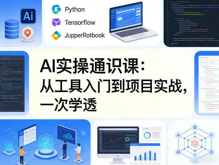 AI实操通识课,从工具入门到项目实战,一次学透-赚赚小目标云网创