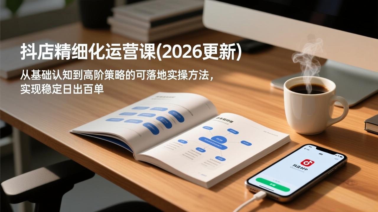 抖店精细化运营课(2026更新-小目标云网创