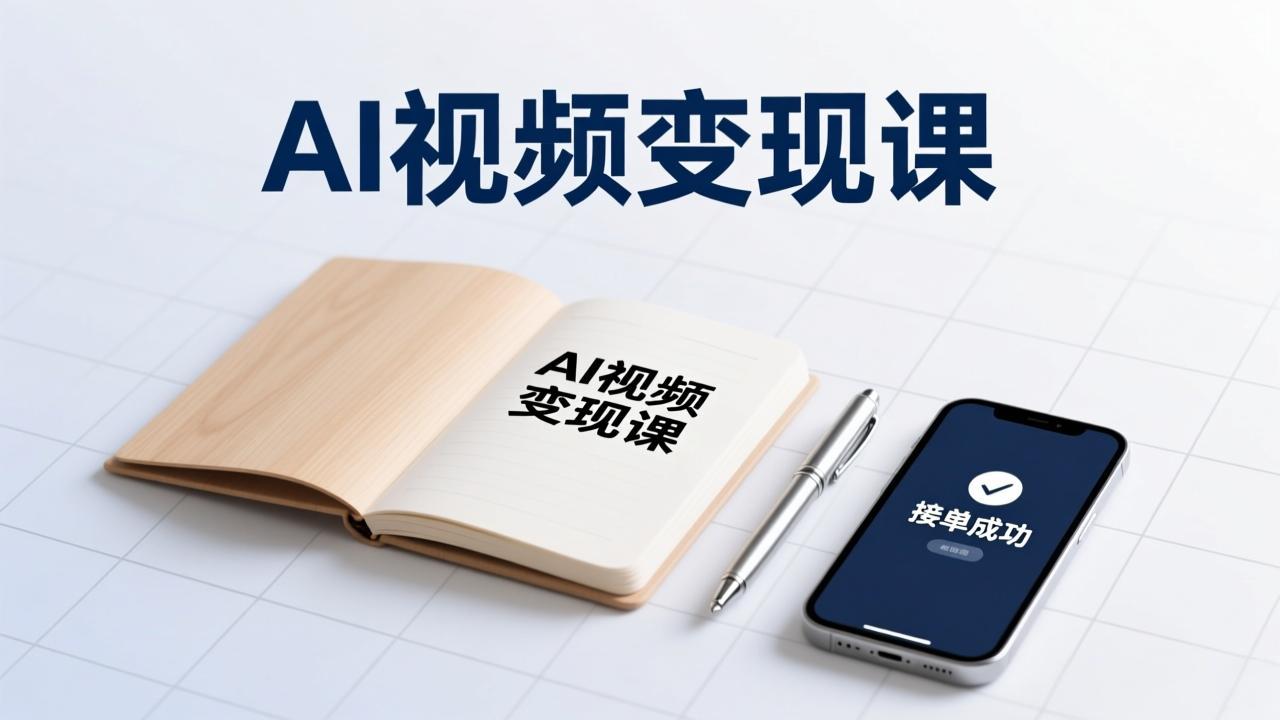 AI视频变现课，学完即可创作短片、接商单，实现副业增收，单项目报价可达千元-小目标云网创